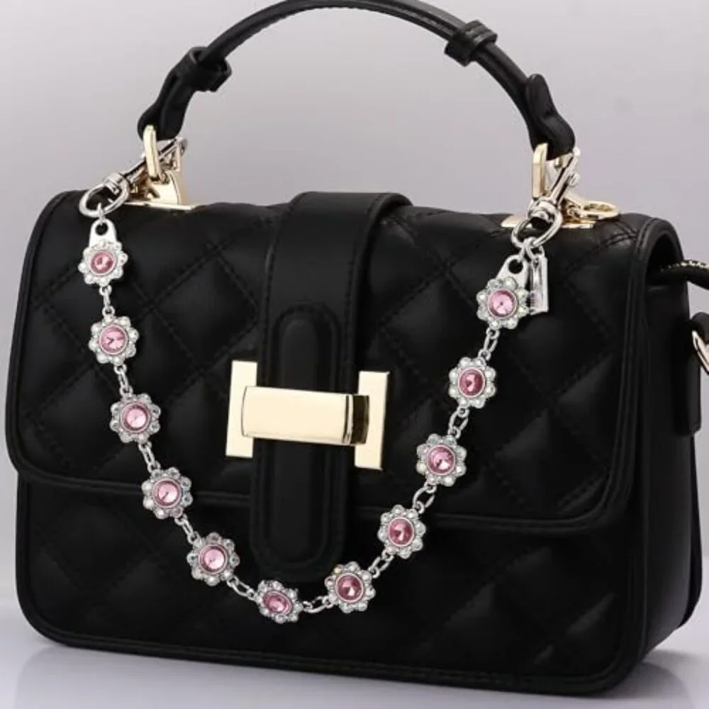 Vintage Bronze Bag Purse Charm Extender Chain Retro Accessory Designer Gifts - Picture 5 of 8